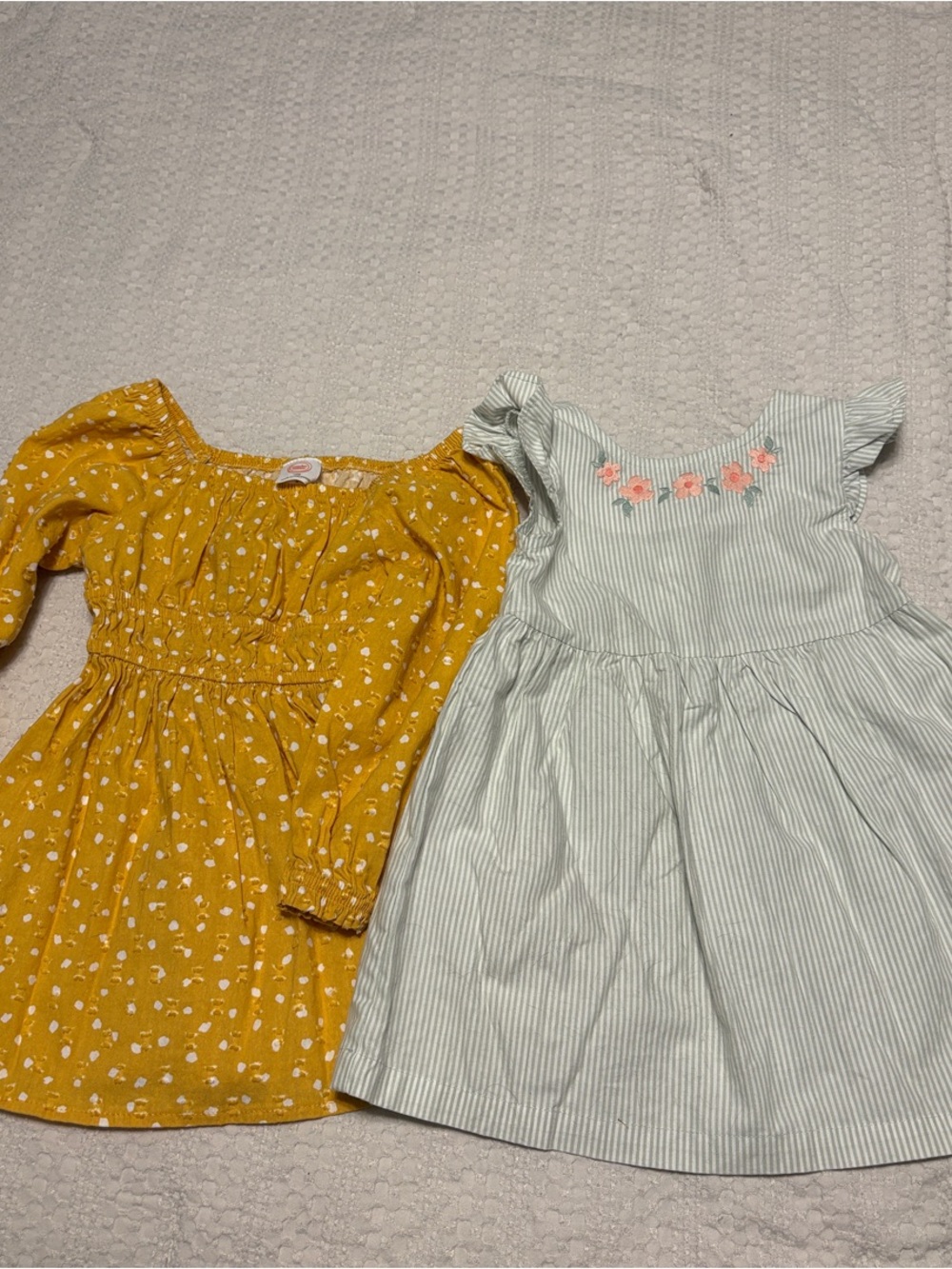 Bundle of 2 spring girl dresses